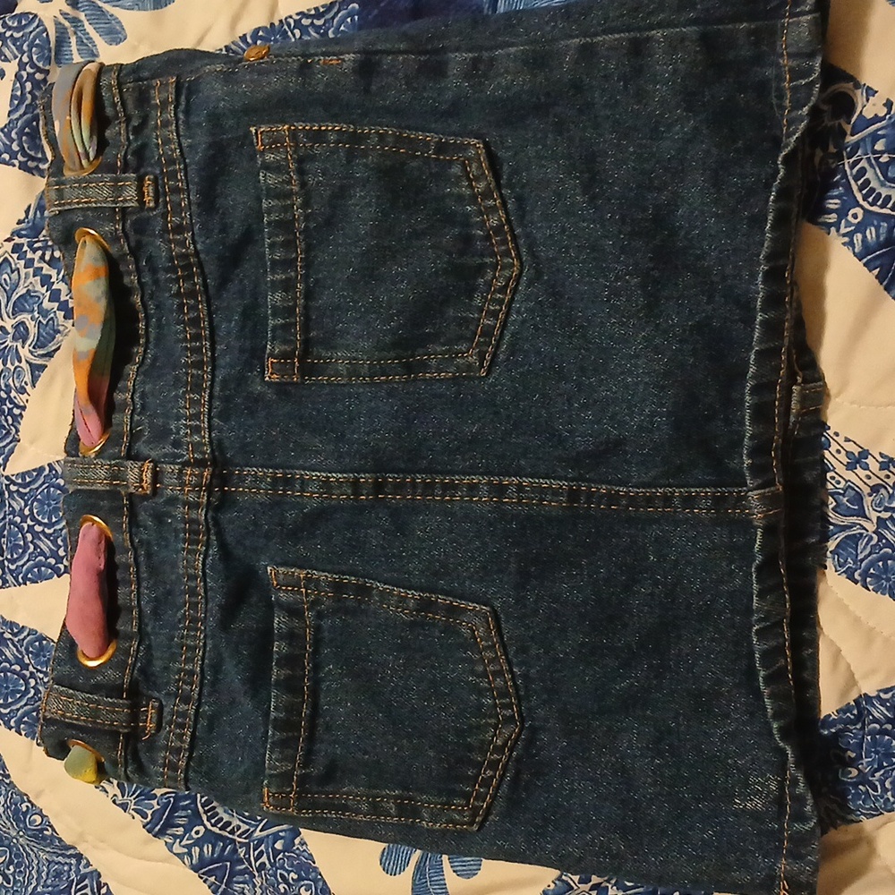 Chillipop Womans Jean Skirt With Belt 5 - Picture 4 of 5